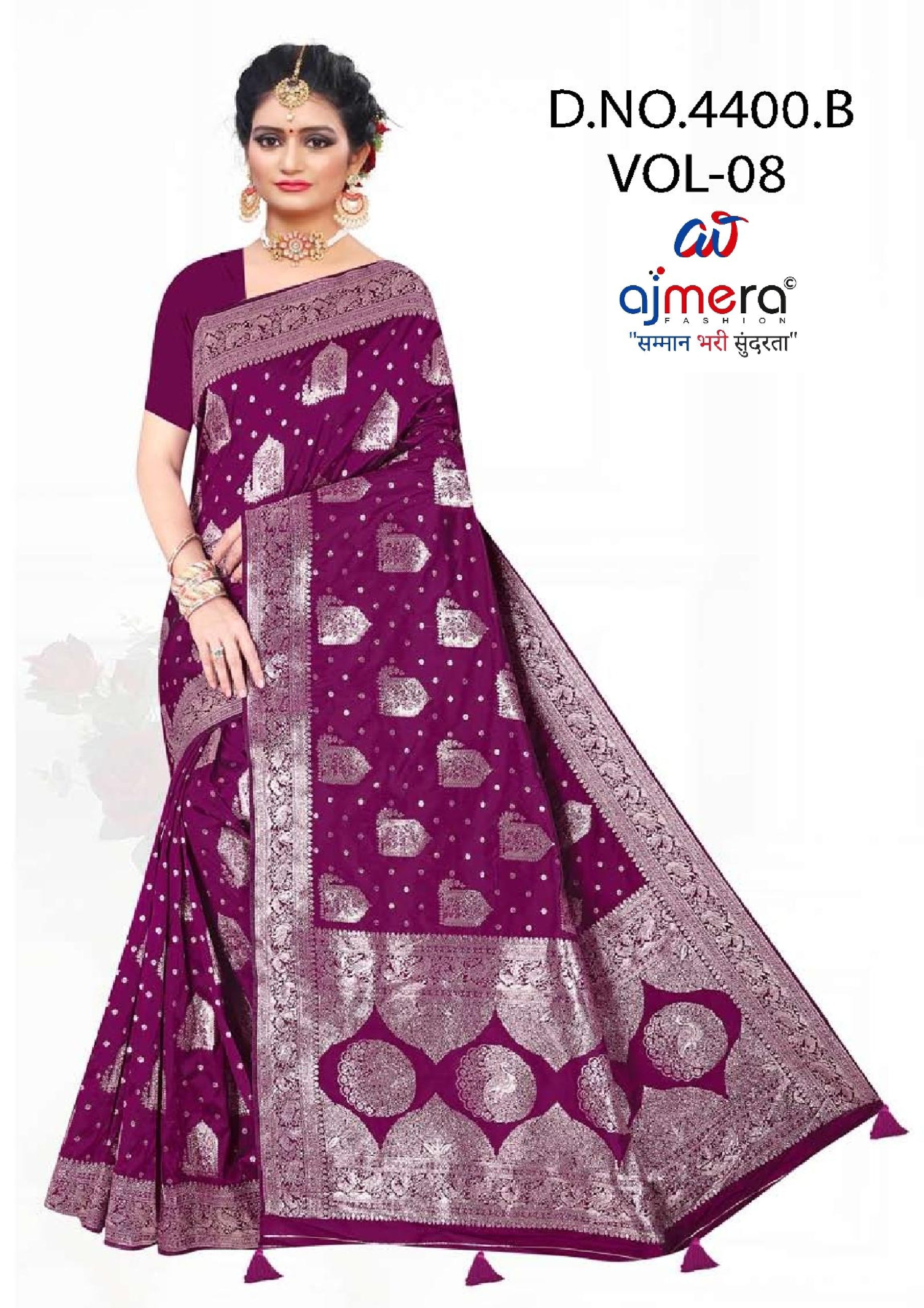Fashionable Jacquard Silk Saree with Blouse Piece for Special Events | DBU-BANARASI SILK VOL-39