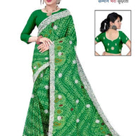 Trendy Printed Saree with Blouse Piece for Women’s Ethnic Wardrobe  | TD-ANARKALI