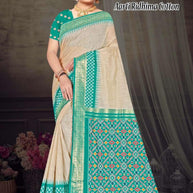 Graceful Jacquard Silk Saree with Blouse Piece for Timeless Ethnic Fashion | TUL-AARTI RIDHIMA COTTON