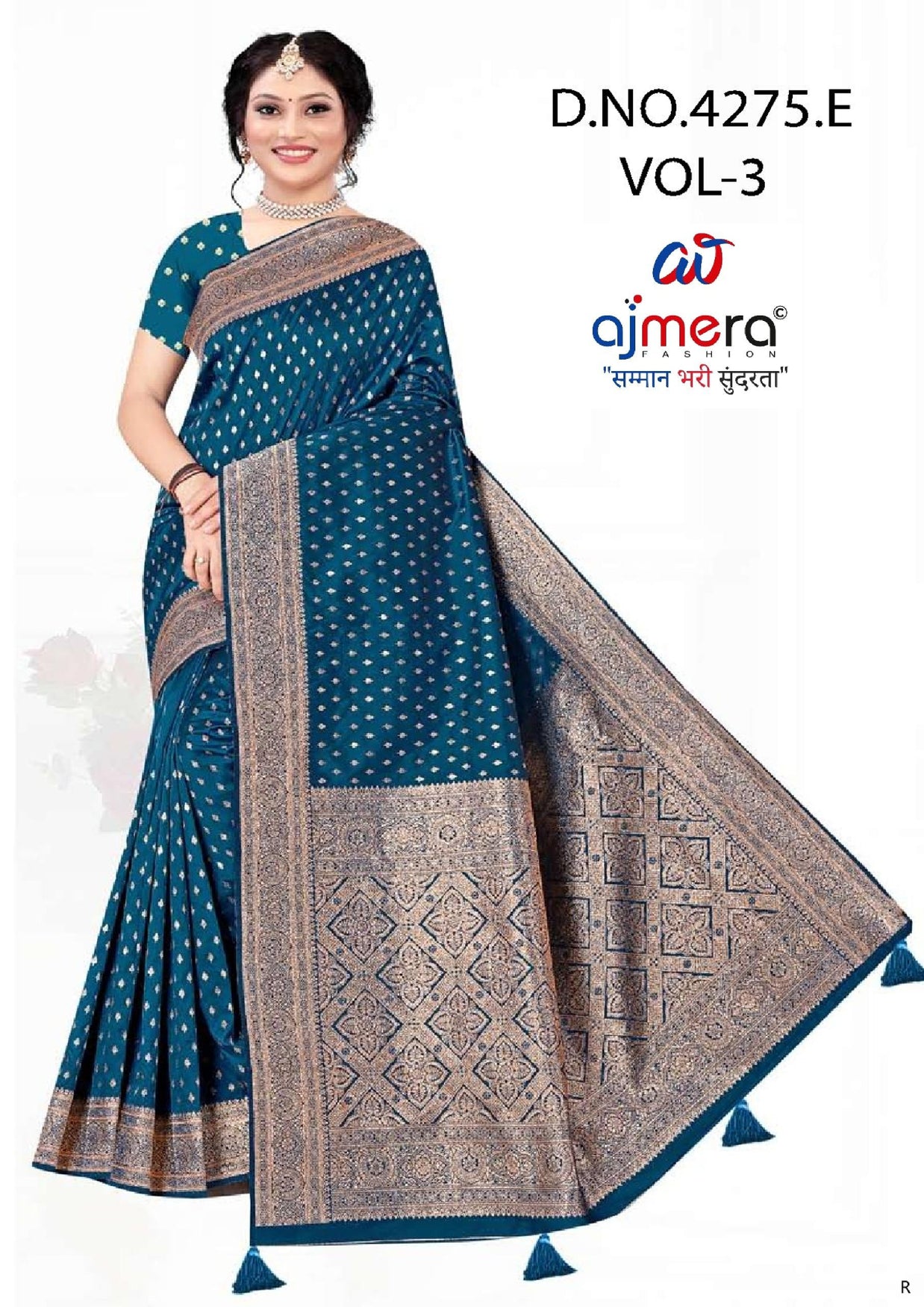 Classic Jacquard Silk Saree with Blouse Piece for Elegant Traditional Look | DBU-BANARASI SILK VOL-3