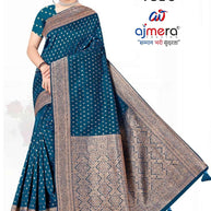 Classic Jacquard Silk Saree with Blouse Piece for Elegant Traditional Look | DBU-BANARASI SILK VOL-3
