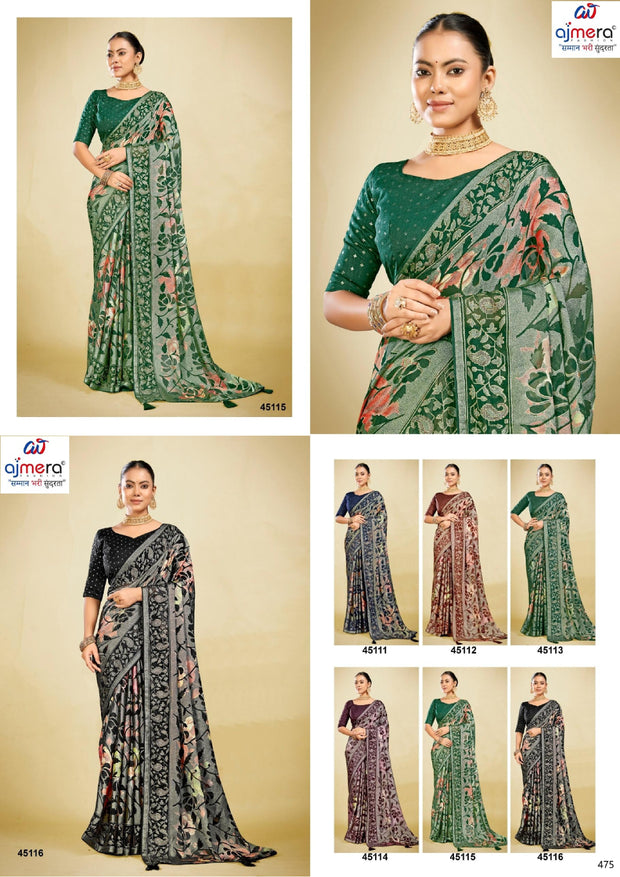 Designer Printed Saree with Blouse Piece for Special Occasions  | RDD-OJASVI VOL-2