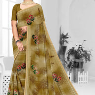 Graceful Printed Saree with Blouse Piece for Modern Ethnic Fashion  | GPT-BIJLI-3
