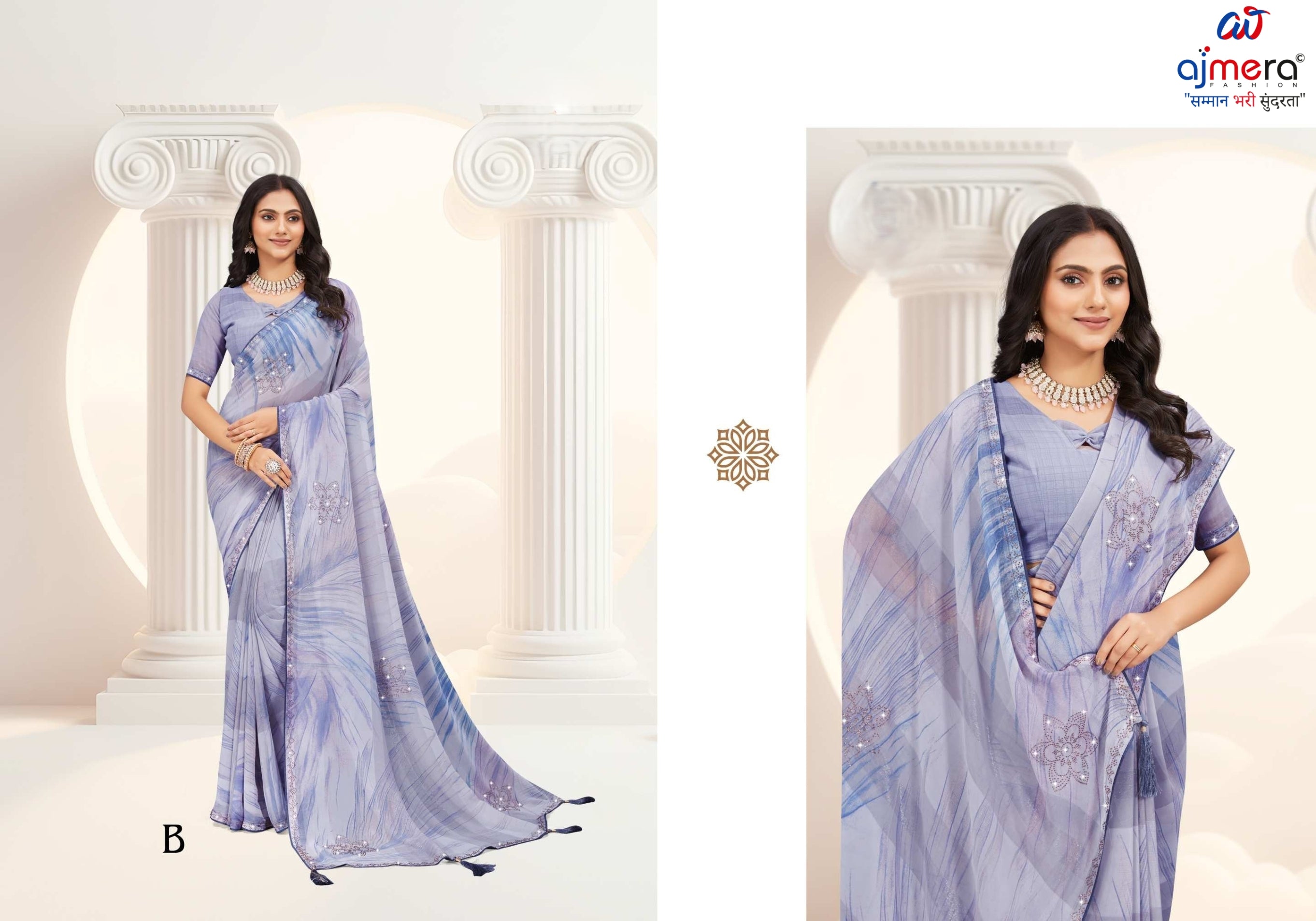 Trendy Printed Saree with Blouse Piece for Women’s Ethnic Wardrobe | RDD-ARPITA