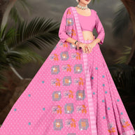 Wholesale Cotton Saree with Without Blouse for Premium Ethnic and Traditional Wear | PJA-SATSANG