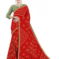 Designer Printed Saree with Blouse Piece for Special Occasions  | TD-RADHA