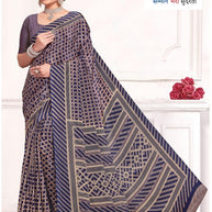 Versatile Rapier Silk Matching Saree With Blouse Piece | TWS-SPLASH-14