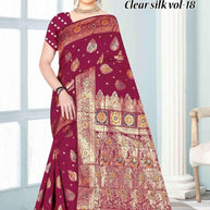Grand Craft Jacquard Silk Saree With Blouse Piece | TUL-CLEAR SILK VOL-18