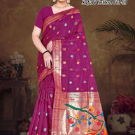 Stylish Jacquard Silk Saree with Blouse Piece for Festive Collection | TUL-SAFARI COTTON VOL-03