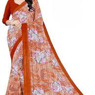 Classic Printed Saree without Blouse for Timeless Traditional Style | CAS-SMART SILK