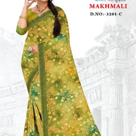 Exclusive Printed Saree with Blouse Piece for Elegant Ethnic Look | GLC-MAKHMALI