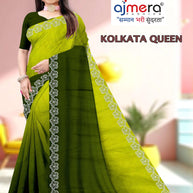 Top Dyed Saree Wholesale with Blouse Piece for Premium Ethnic and Traditional Wear | SRS-KOLKATA QUEEN