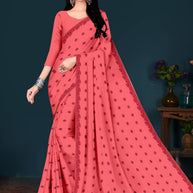 Soft Cotton Saree with Without Blouse for Premium Ethnic and Traditional Wear | PJA-BANGAL BEAUTY