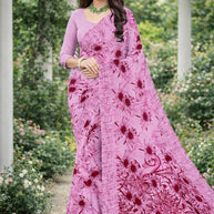 Reniyal Print Loose Saree with Blouse for Premium Ethnic and Traditional Wear | SGR-PADMA