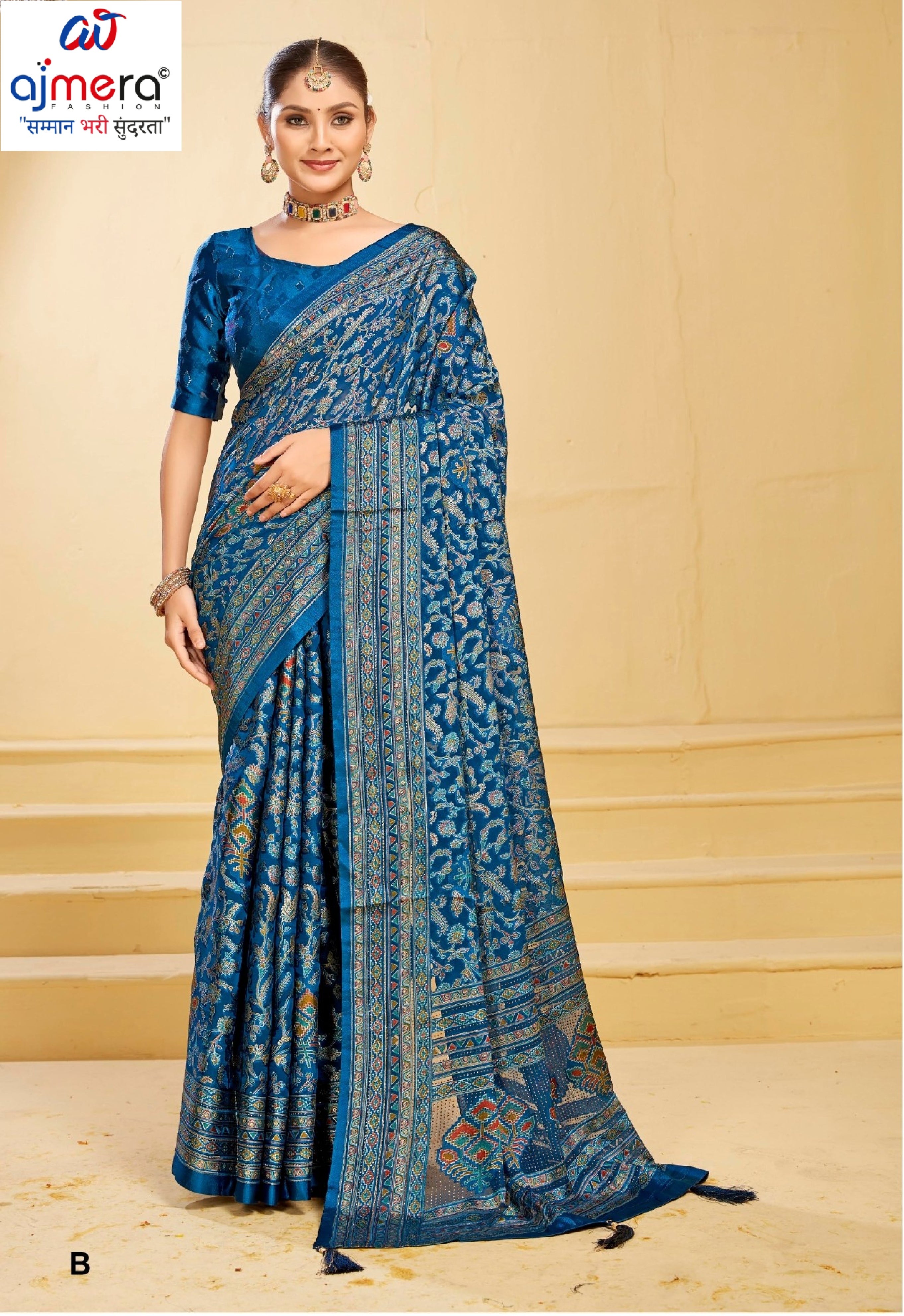 Contemporary Printed Saree with Blouse Piece for Premium Wear  | RDD-VISHAKA VOL-4