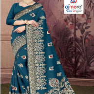 Viscose Print Loose Saree with Blouse for Premium Ethnic and Traditional Wear | PSM-ANUPAMA