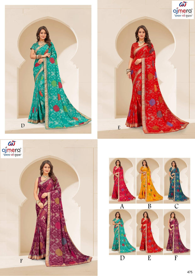 Exclusive Printed Saree with Blouse Piece for Elegant Ethnic Look | RDD-NIKITA VOL-4