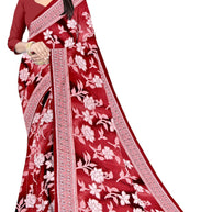 Trendy Printed Saree with Blouse Piece for Women’s Ethnic Wardrobe  | CAS-PURNIMA