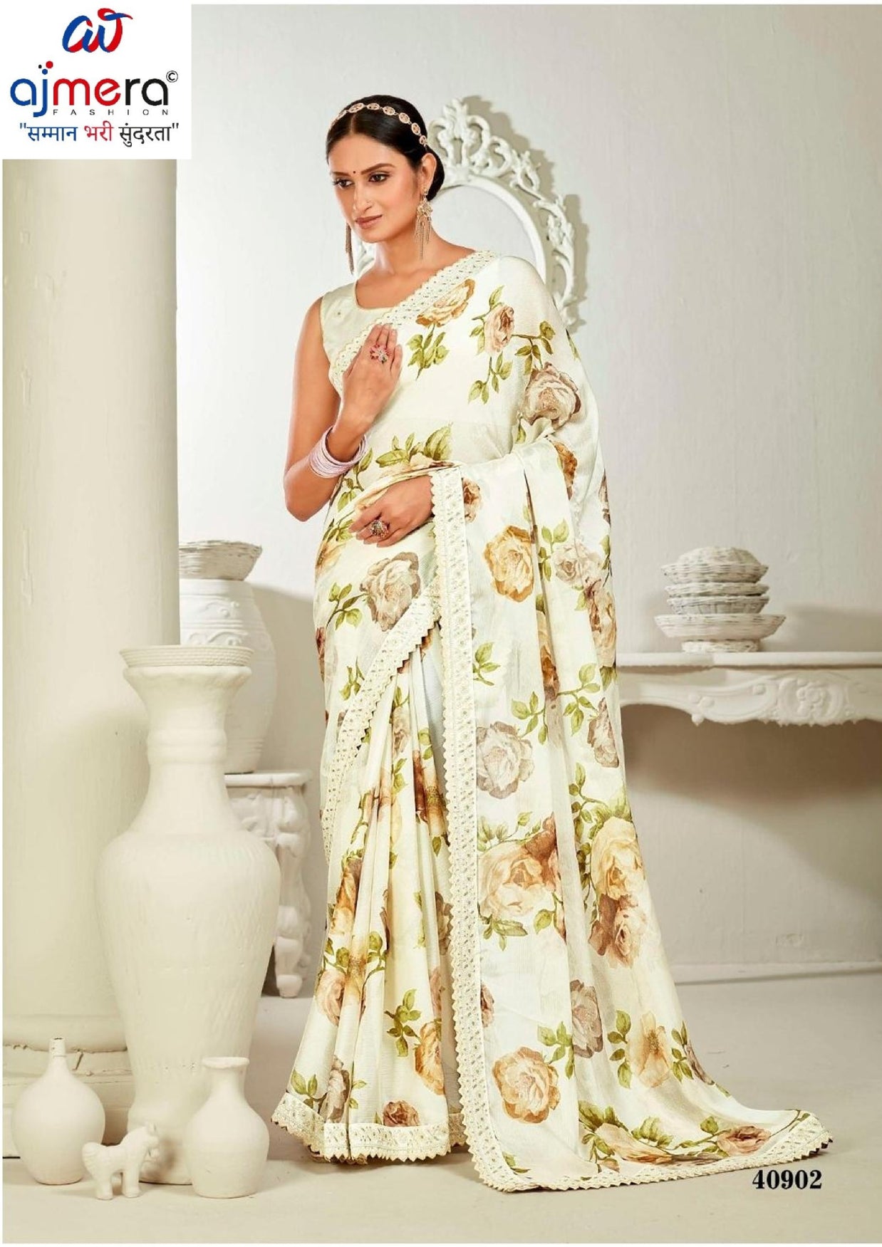 Premium Printed Saree with Matching Blouse Piece for Ethnic Elegance | RDD-GULISTA