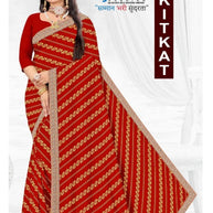 Dyed Matching Saree in Surat without Blouse for Premium Ethnic and Traditional Wear | JP-KITKAT