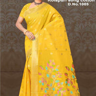 Luxury Elegance Jacquard Silk Saree Without Blouse | TUL-KOLAPURI SONG COTTON