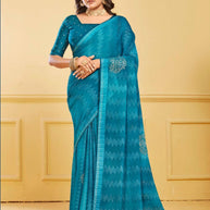 Stylish Printed Saree with Blouse Piece for Traditional Celebrations  | RDD-TANVI