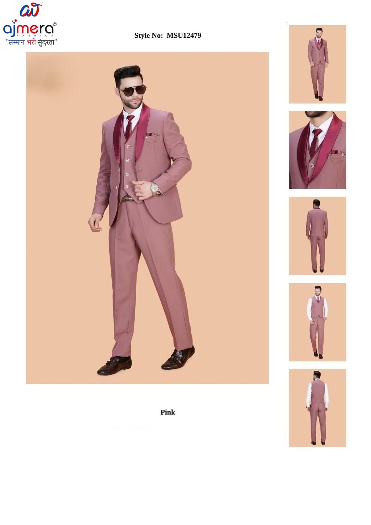 Mens Suit Manufacturer for Retailers | SNA-MSU12479