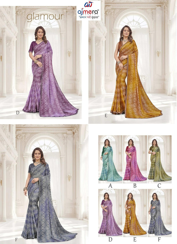Chic Printed Saree with Blouse Piece for Sophisticated Ethnic Style | RDD-ANKITA