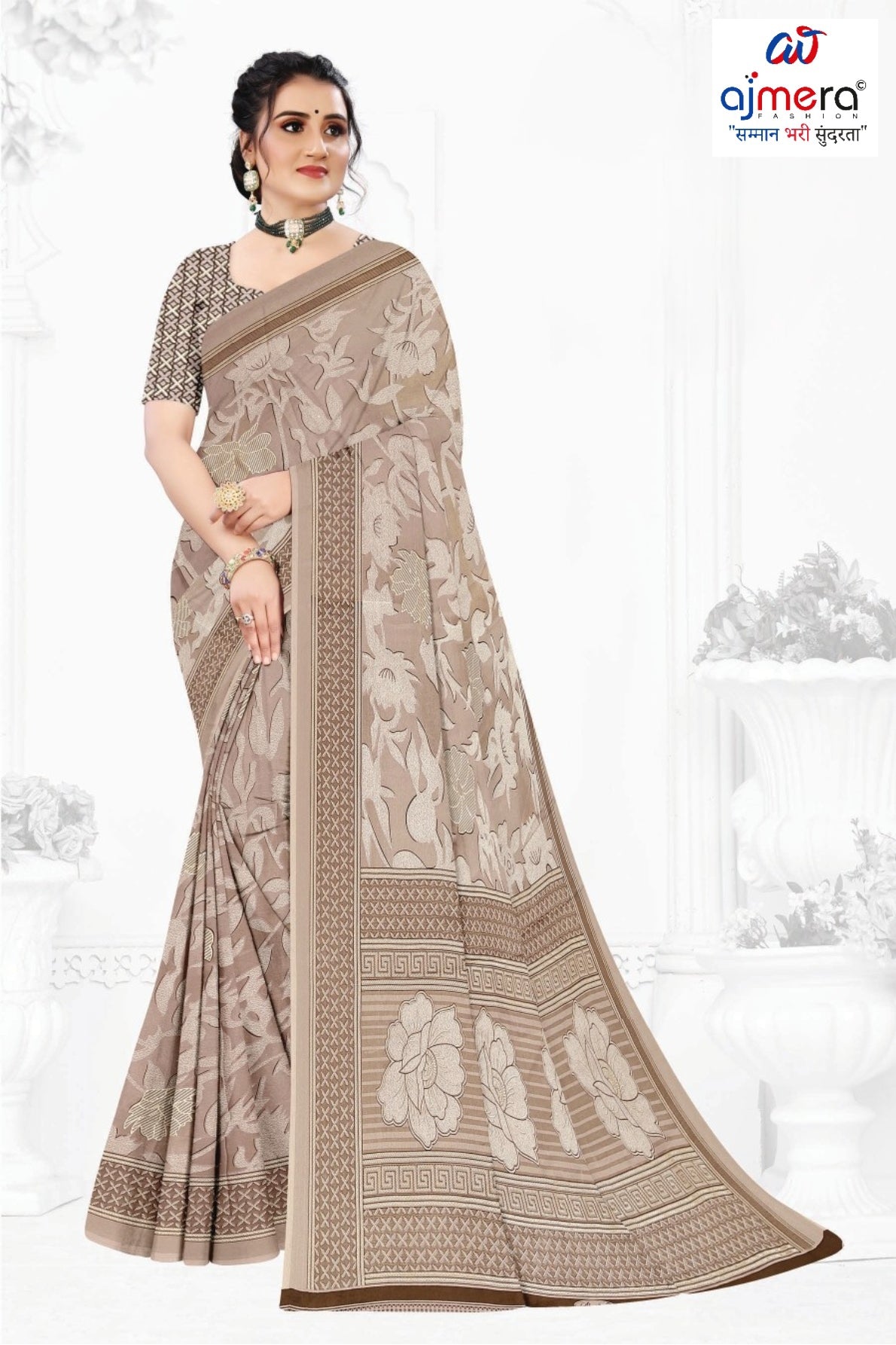 Graceful Printed Saree with Blouse Piece for Modern Ethnic Fashion | GLC-GOPALA
