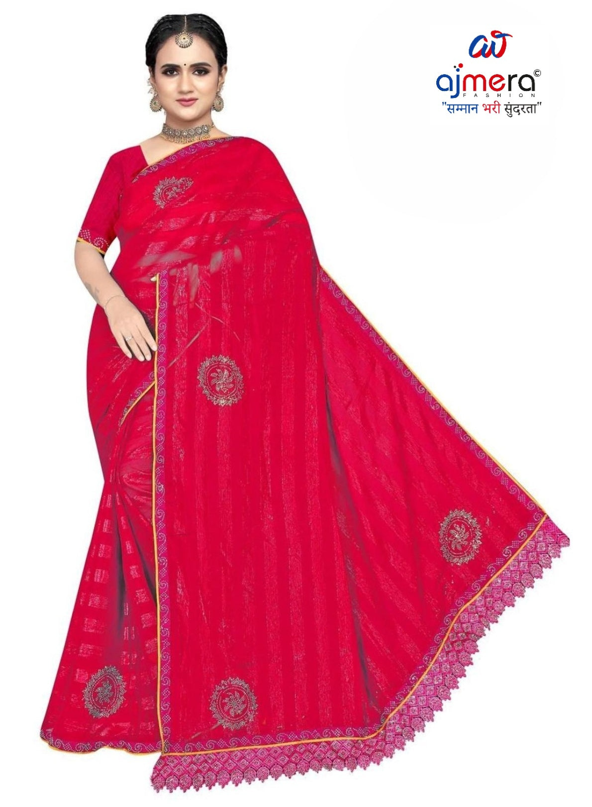 Dyed Matching Saree Collection with Blouse Piece for Premium Ethnic and Traditional Wear | SPB-EASY