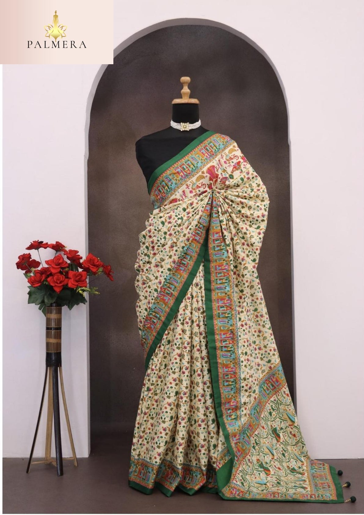 Ganga Blended Silk Saree with Blouse for Premium Ethnic and Designer Wear | ALL-GANGA-04