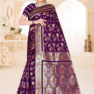 Refined Craft Jacquard Silk Saree With Blouse Piece | TUL-CLEAR SILK VOL-09