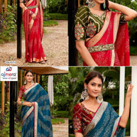 Graceful Printed Saree with Blouse Piece for Modern Ethnic Fashion | VDT-NITYA-7
