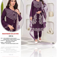 Designer Georgette Stitched Suit | FID-5191