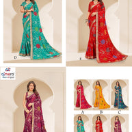 Trendy Printed Saree with Blouse Piece for Women’s Ethnic Wardrobe | RDD-NIKITA