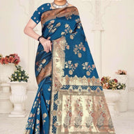 Designer Jacquard Silk Saree with Blouse Piece for Traditional Occasions | TUL-CLEAR SILK VOL-20