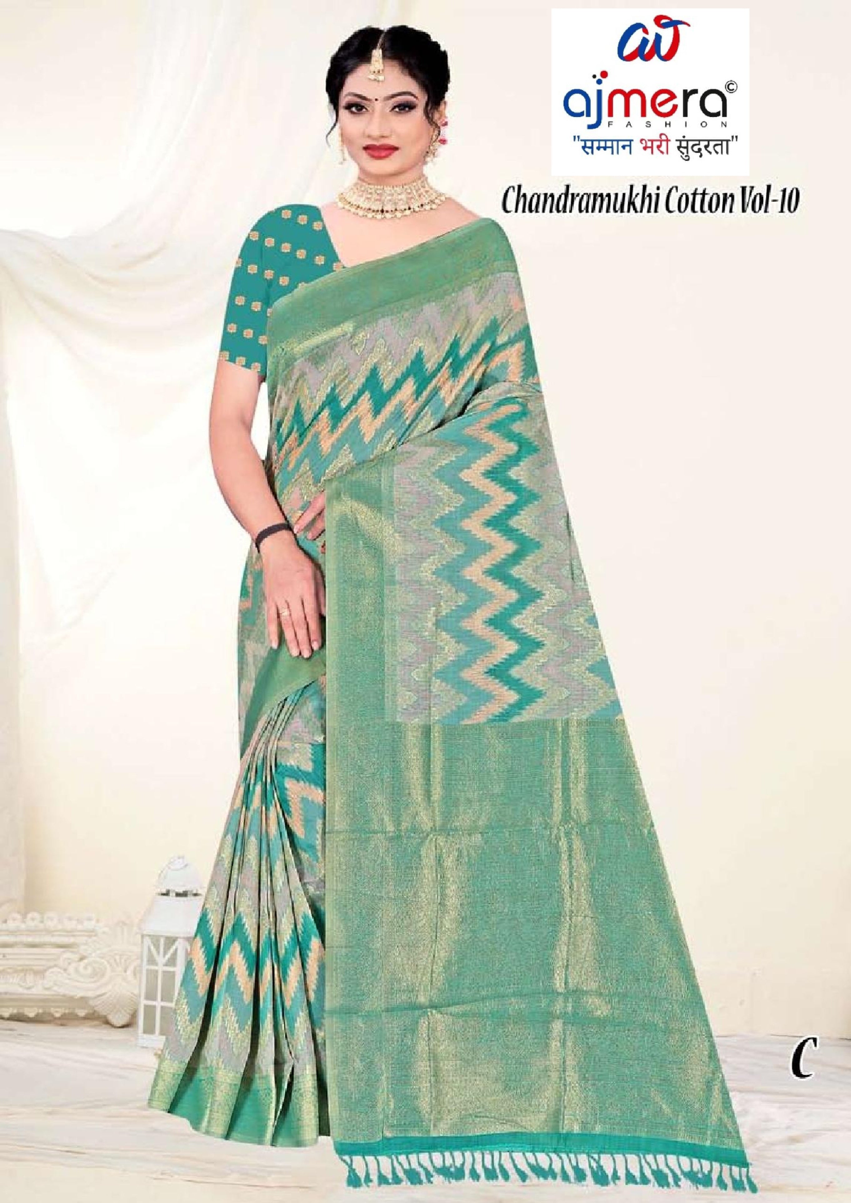 Exclusive Jacquard Silk Saree without Blouse for Premium Cultural Wear | TUL-CHANDRAMUKHI COTTON