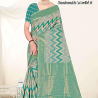 Exclusive Jacquard Silk Saree without Blouse for Premium Cultural Wear | TUL-CHANDRAMUKHI COTTON