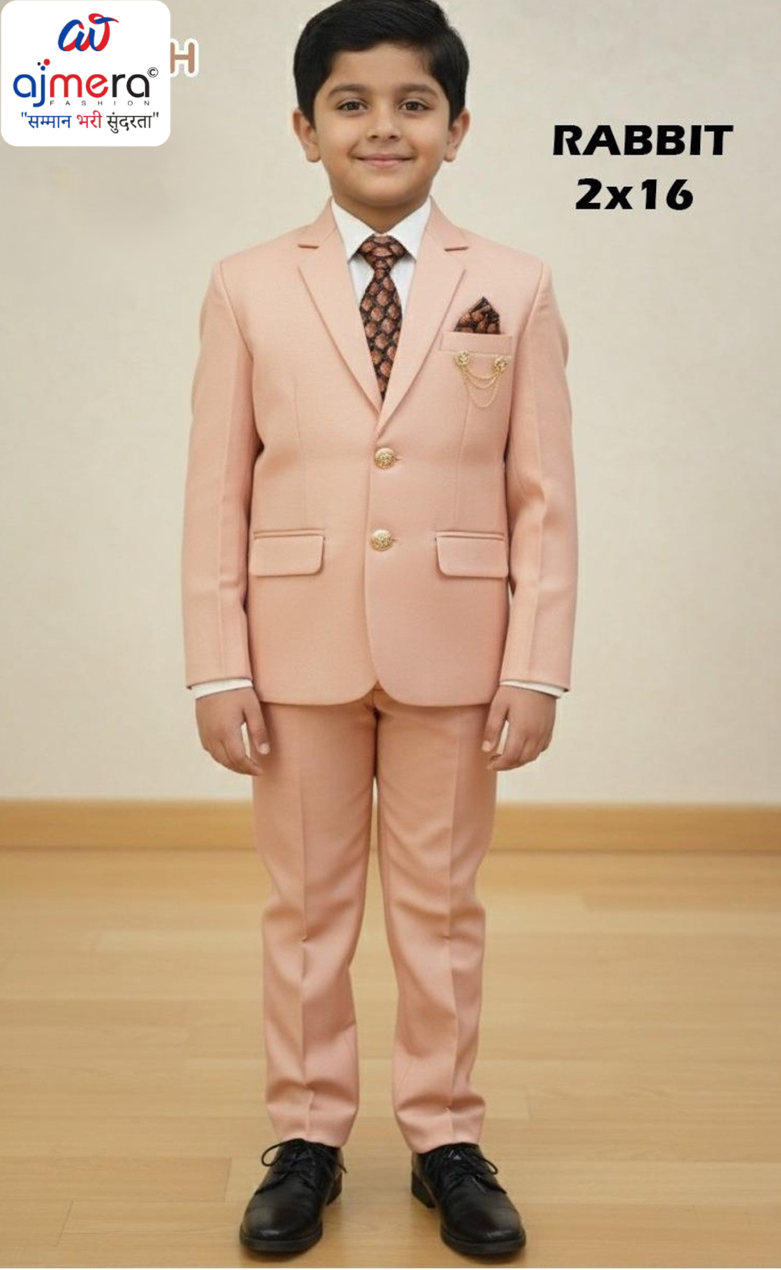 Wholesale Boys Coat Pant Set for Retail Stores | JDW-RABBIT-5X6X7