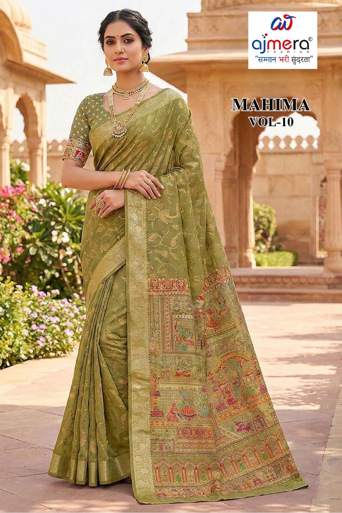 Graceful Printed Saree with Blouse Piece for Modern Ethnic Fashion | RMF-MAHIMA VOL-10
