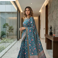 Fashionable Printed Saree with Blouse Piece for Festive Collection | RMF-BAHURANI VOL-3