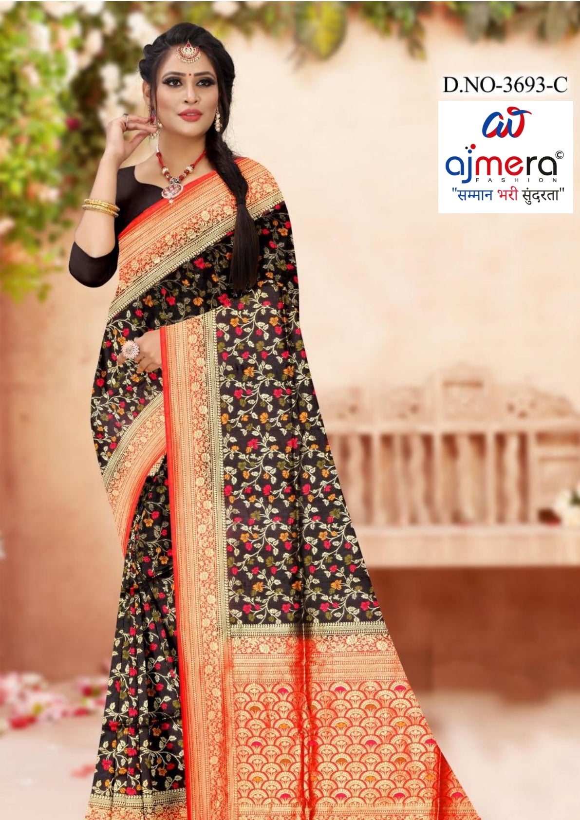 Elegant Jacquard Silk Saree with Designer Blouse Piece for Festive Elegance | DOF-DOLA SHADED