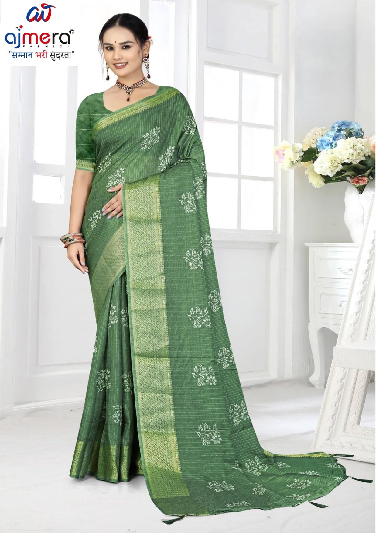 Stylish Printed Saree with Blouse Piece for Traditional Celebrations | TTS-SINDHU VOL-11