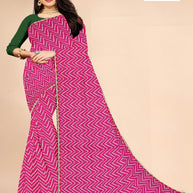 Chic Printed Saree with Blouse Piece for Sophisticated Ethnic Style  | JS-NIKITA