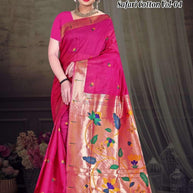 Classic Jacquard Silk Saree with Blouse Piece for Elegant Traditional Look | TUL-SAFARI COTTON VOL-04