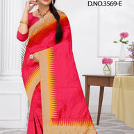 Rich Jacquard Silk Saree with Blouse Piece for Sophisticated Ethnic Style | DOF-BEAGAUM BEAUTY-3