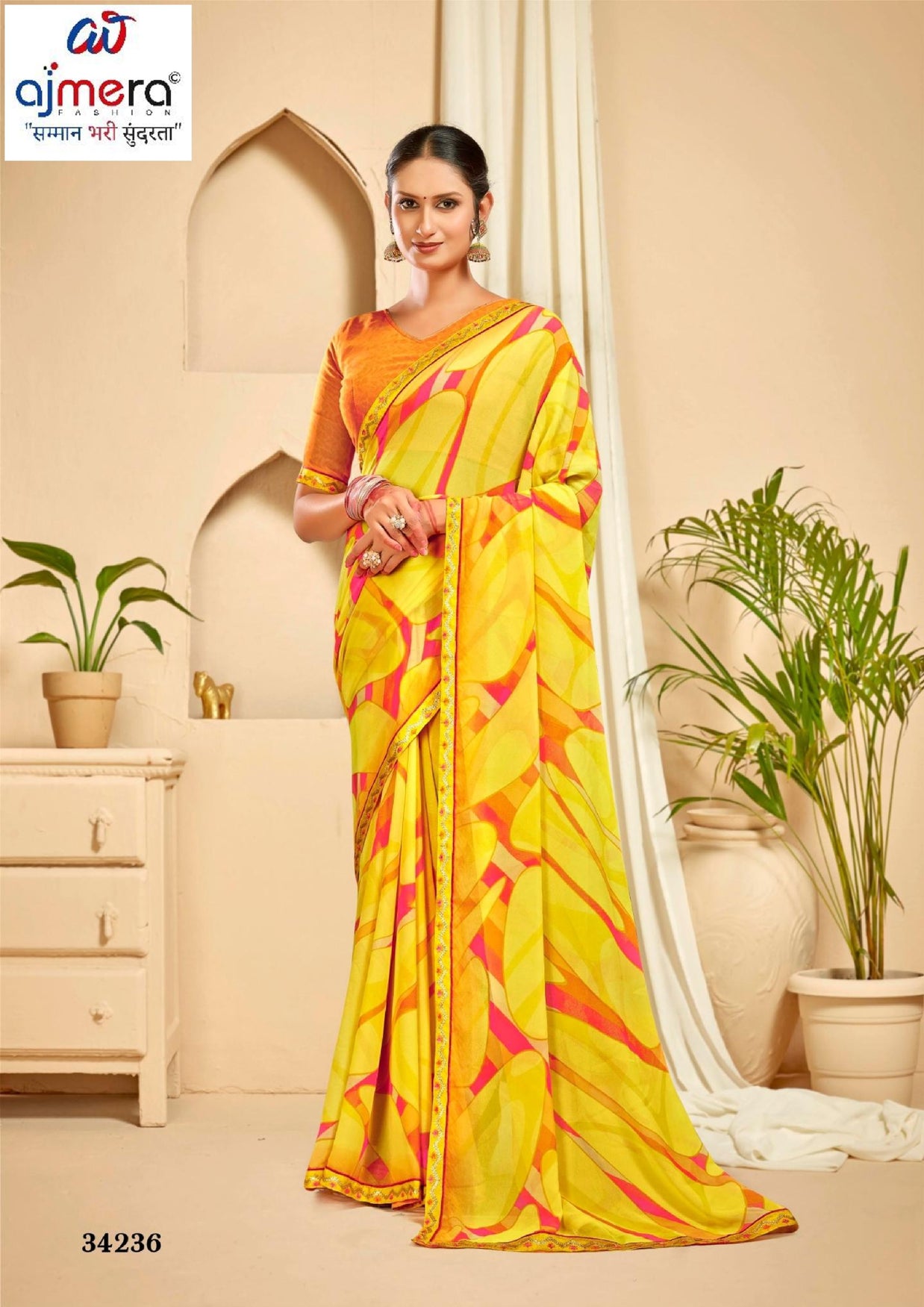Graceful Printed Saree with Blouse Piece for Modern Ethnic Fashion  | RDD-FEMINA VOL-4