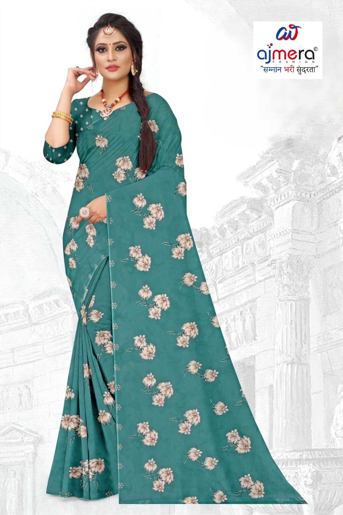 Trendy Printed Saree with Blouse Piece for Women’s Ethnic Wardrobe | GLC-PARVANA