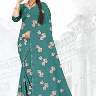 Trendy Printed Saree with Blouse Piece for Women’s Ethnic Wardrobe | GLC-PARVANA