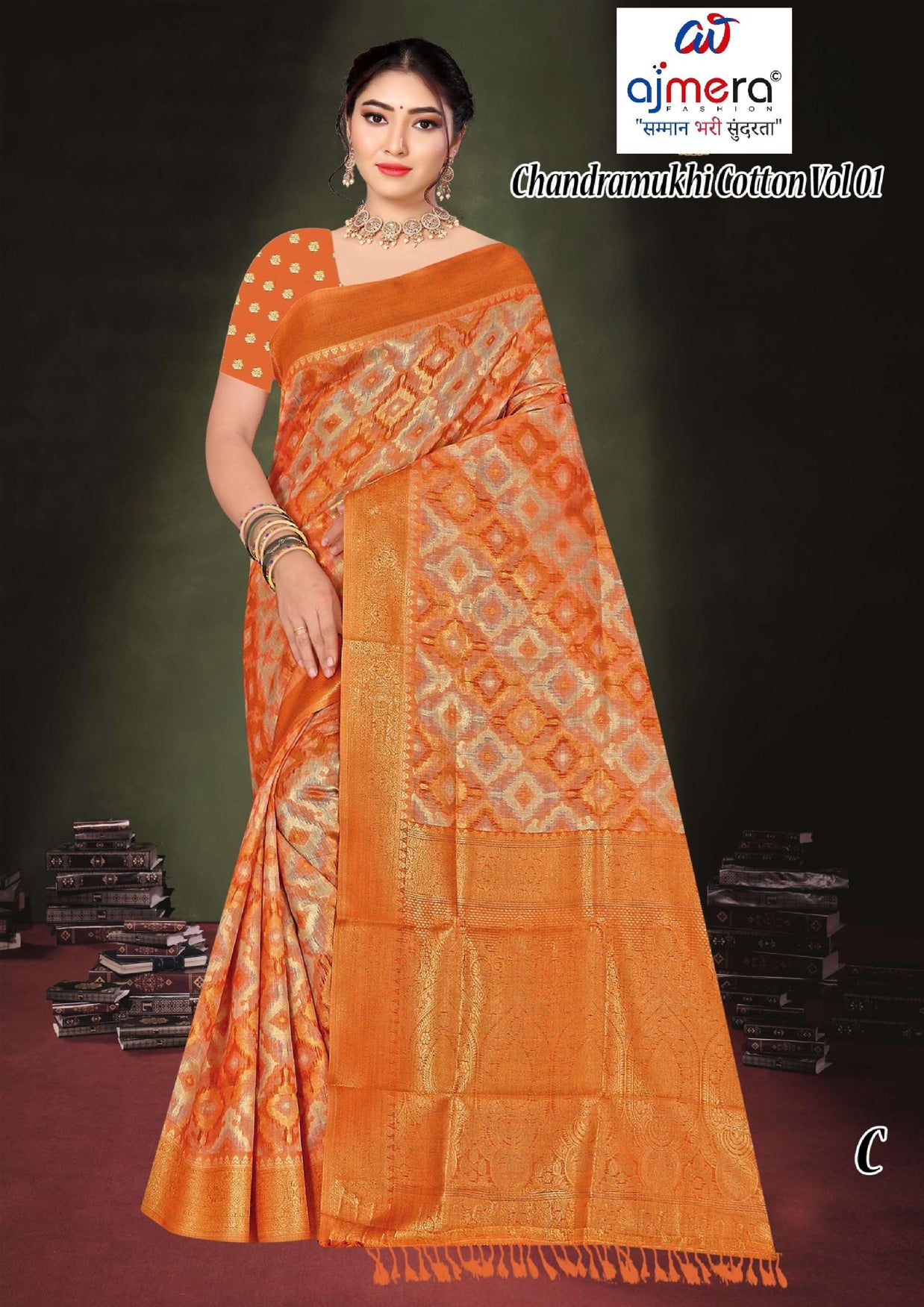 Stylish Jacquard Silk Saree with Blouse Piece for Festive Collection | TUL-CHANDRAMUKHI COTTON VOL-01